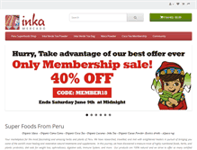 Tablet Screenshot of mercadoinka.com